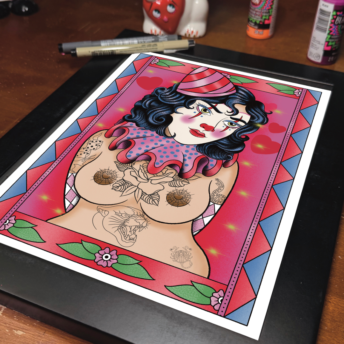 Clownie 9x12 Print *NSFW*