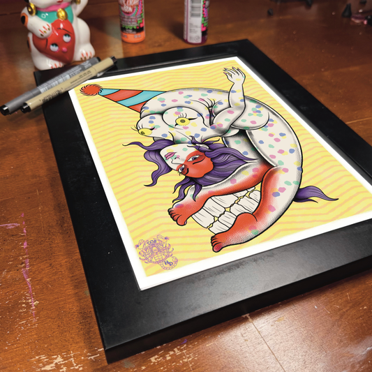 Bent Back 9x12 Print
