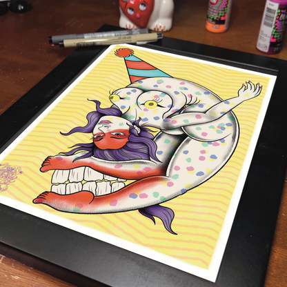 Bent Back 9x12 Print
