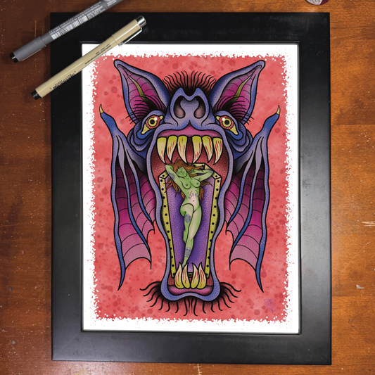 Blasph 9x12 Print