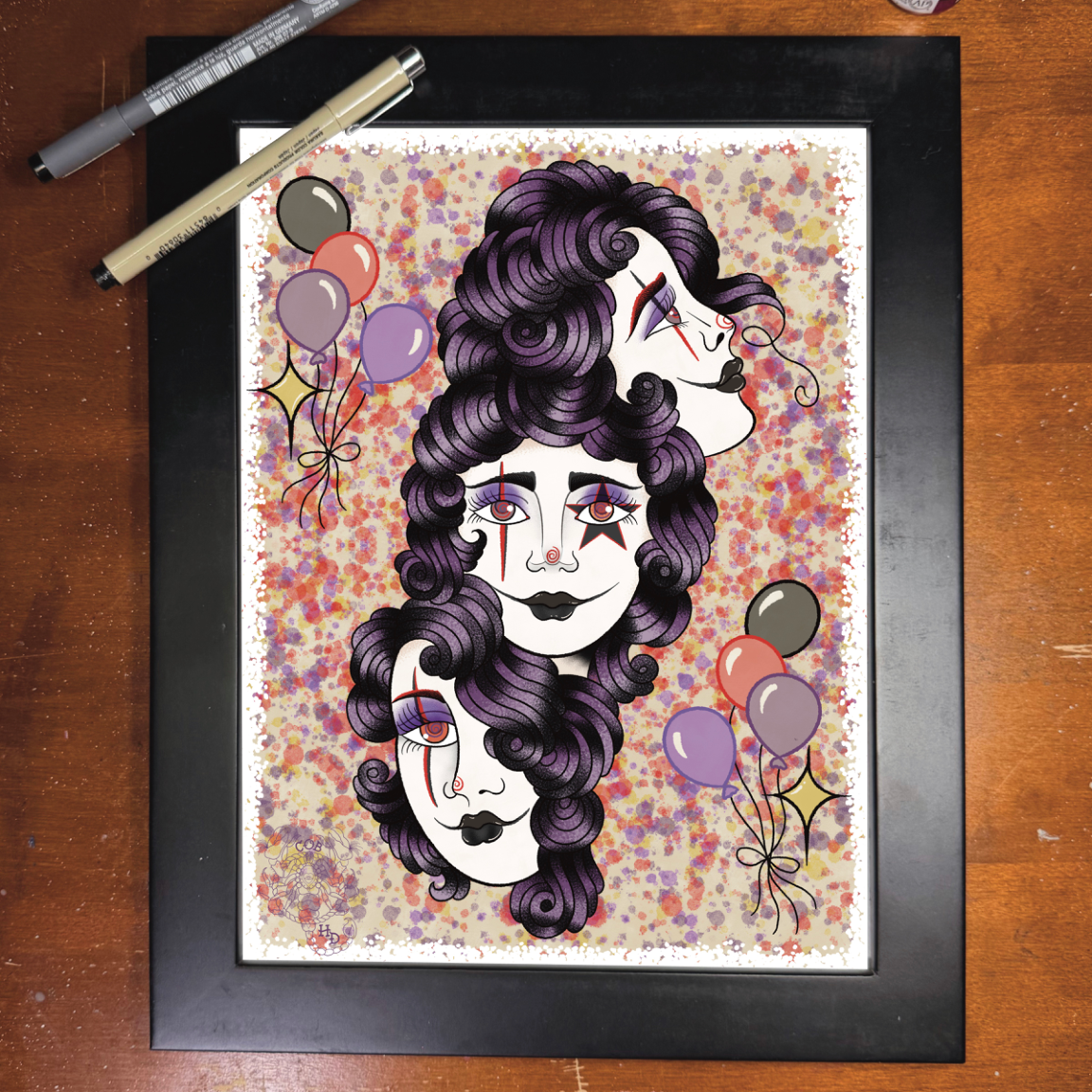 Hauntie 9x12 Print