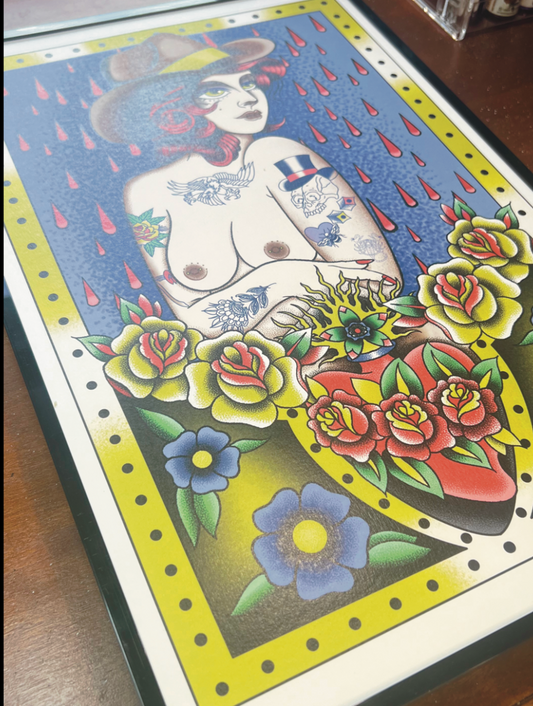 Sexy Cowgirl 18x12 Print