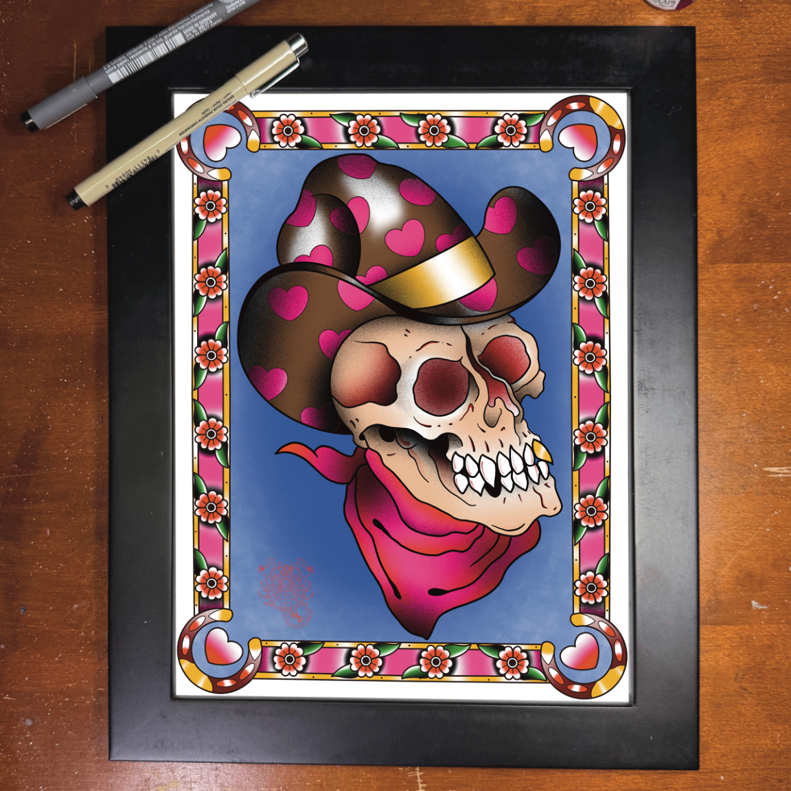 Valentine Cowboy 9x12 Print