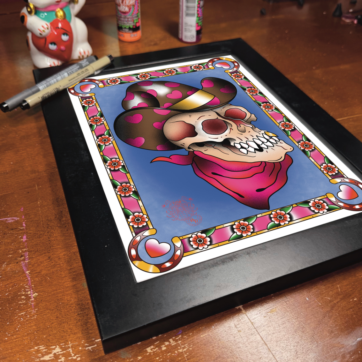 Valentine Cowboy 9x12 Print